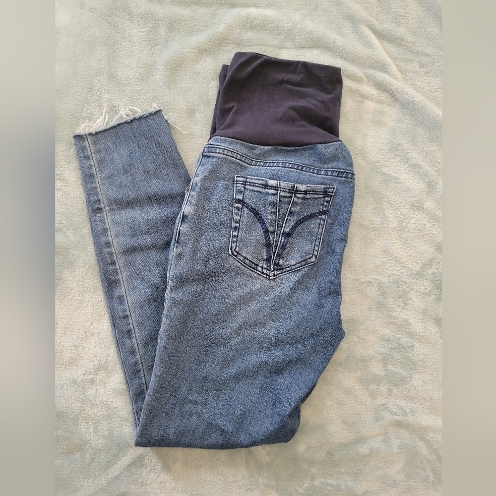 Mama Prima bounceback Motherhood maturnity skinny jeans. Size medium 8/10
